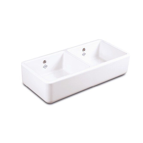 Shaws Double Bowl 800-1000 Ceramic Sink