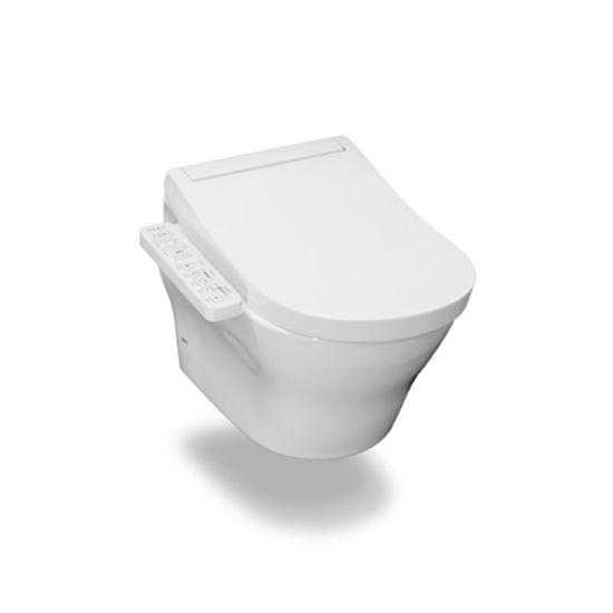CW162+TCF33320 MH Wall Hung Pan + Side Control Washlet