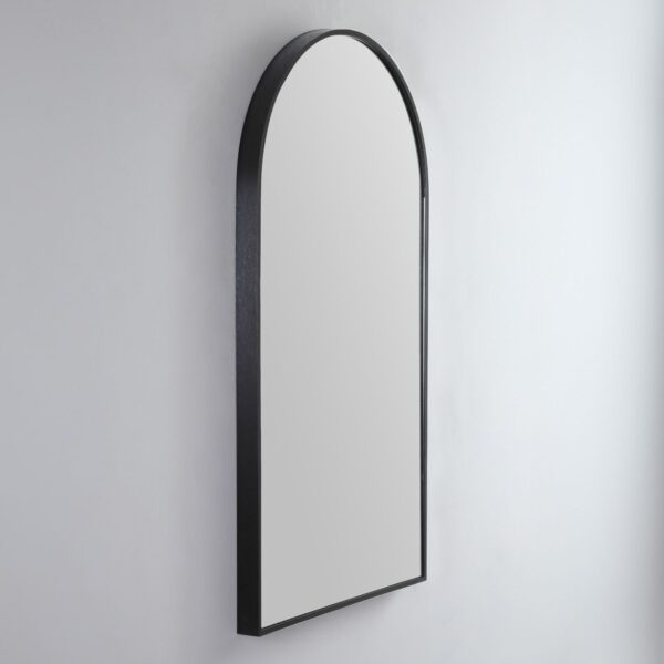 Remer Modern Arch Mirror Matt Black MA51-MB